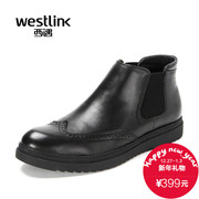 Westlink/West 2015 winter business-Chelsea boots Brock set foot in new men's short boots shoes