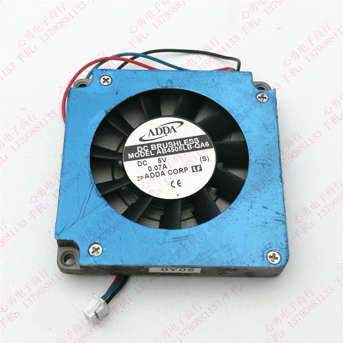 原装 ADDA AB4505LB-QA6 4507 5V 0.07A 笔记本 CPU 3线散热风扇