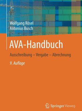 【预订】Ava-Handbuch: Ausschreibung - Vergab...