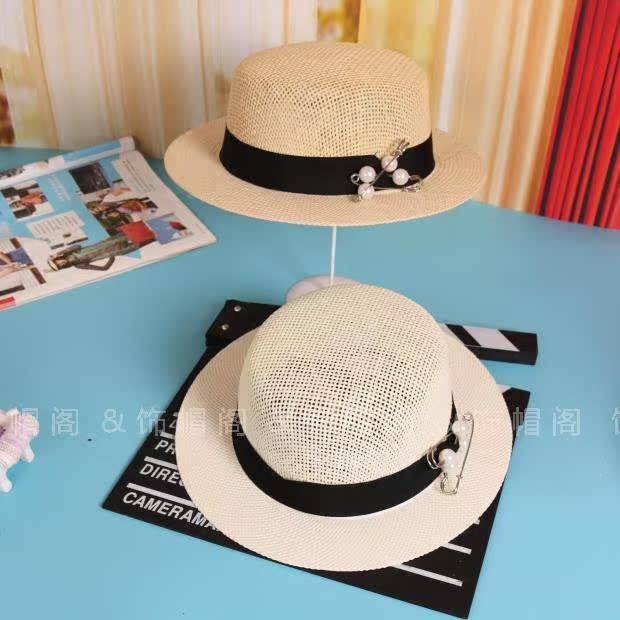 Chapeau pour homme Flat Top en paille - Ref 1925843 Image 3
