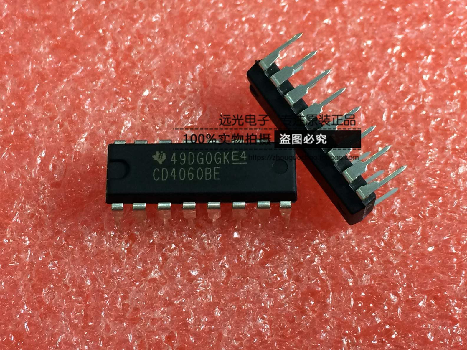 CD4060BEDIP-16TI二进制计数器