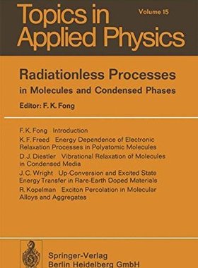 【预订】Radiationless Processes: In Molecule...