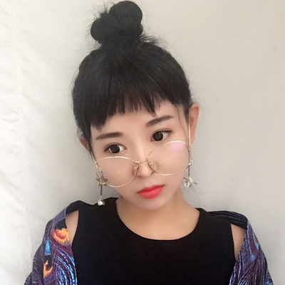 短刘海choppybangs不规则眉上