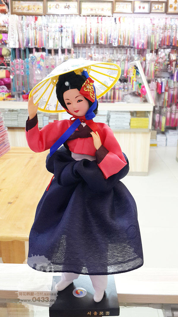 the republic of korea Imported image Hwangjini Hanfu a doll the republic of korea Restaurant a decoration quality goods /H-P03389-7in the Arts and crafts , Minority handicrafts , Korean  category - from Buy2taobao.com to provide professional Taobao agent buy service