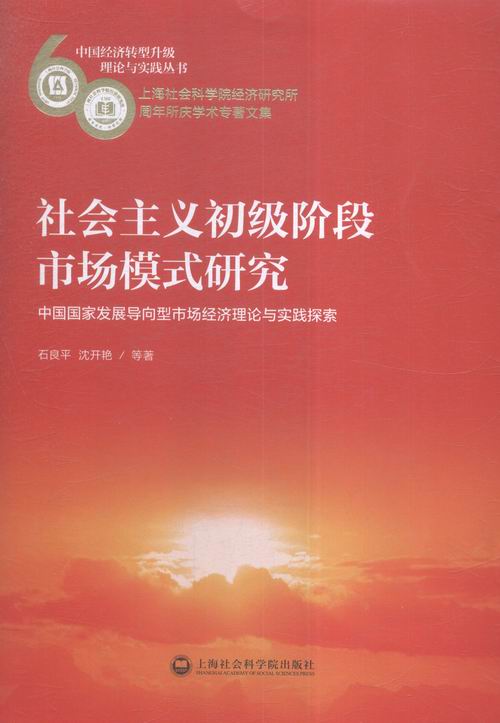 社会主义初级阶段市场模式研究——中国国家发展导向型市场经济理论与实践探索 书店 社会经济体制与改革书籍 书 畅想畅销书