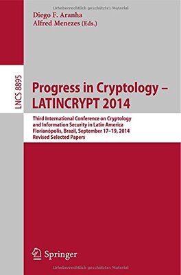 【预订】Progress in Cryptology - LATINCRYPT 2014