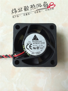台达 AFB0412HD 12V 0.18A  2线 4CM 4020 机箱静音散热风扇