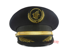 全国包邮高档国航 机师大盖帽 高档保安帽 男女通用帽子 机长帽