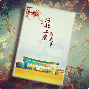 河北工业大学明信片 手绘/摄影/DIY/古风/盒装/风景/创意/空白
