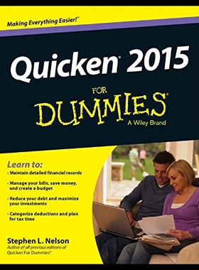 【预售】Quicken X for Dummies