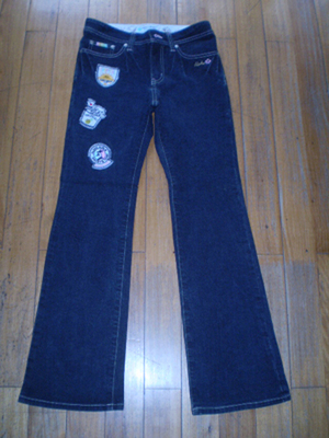 DAISY LOVERS兰色贴布绣牛仔裤160-A