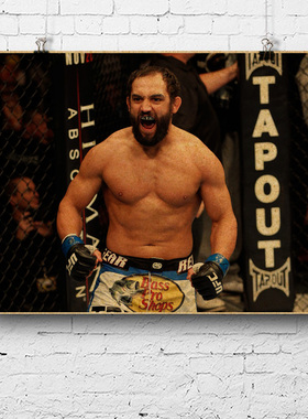 UFC冠军海报 强尼·亨德里克斯Johny Hendricks综合格斗明星挂图