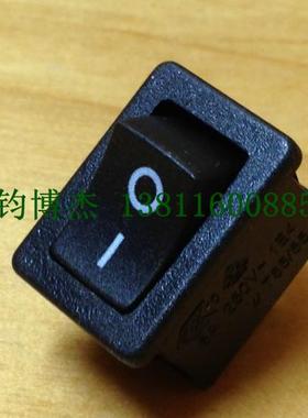 台湾原装正品【JEC 捷笙】船型开关2脚 黑色翘班开关JS-606