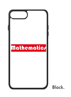 适用于iPhone专业学科数学红色字Xr手机壳max保护套678plus硅胶11