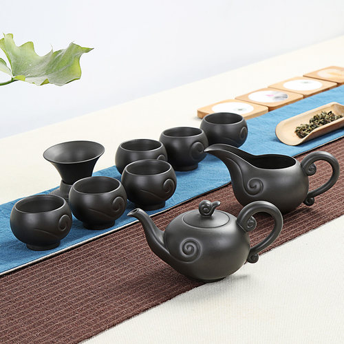 鑫艺缘宜兴整套紫砂茶具