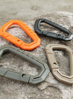 新款 ITW 战术挂扣 中型战术大D扣 登山扣 外挂大D扣 D型扣莫利扣