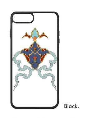 适用于iPhone克彩色现代花朵对称Xr手机壳max保护套678plus硅胶11