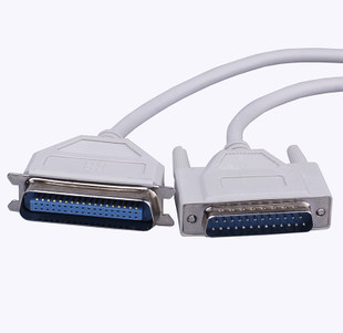 小票据打印机数据线打印机连接线串口打印线并口打印线三角电源线