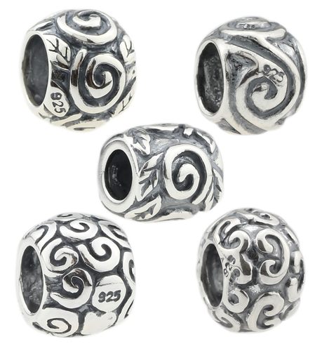 BEADS HUNTER纯银925 空间珠 星尘珠DIY银珠 魅力精妙珠 生日礼物