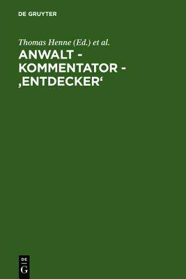 【预售】Anwalt - Kommentator -, Entdecker': ...