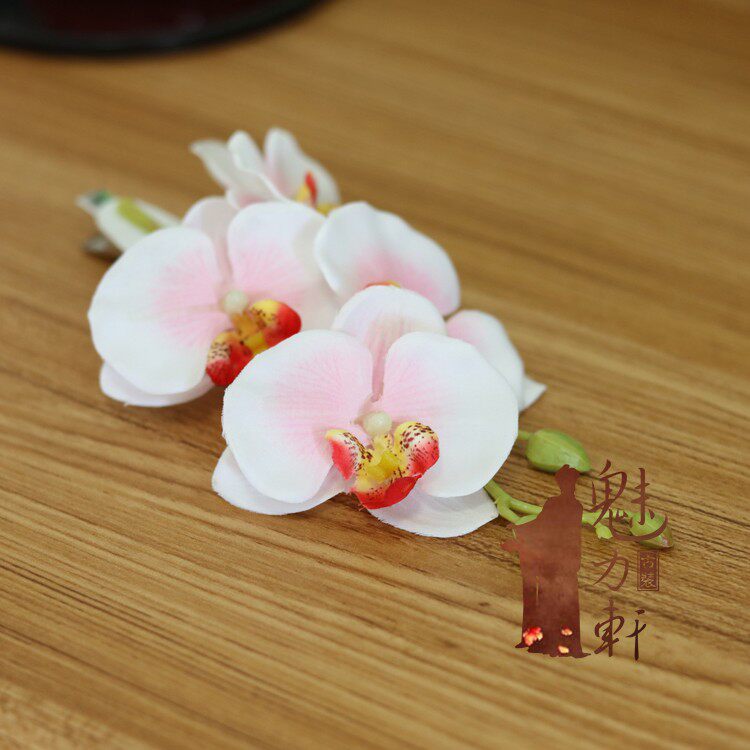 超美粉白渐变色头花/蝴蝶兰花发夹头饰/影楼新造型化妆师推荐古典在类目 饰品/流行首饰/时尚饰品新, 发饰中 - 来自Buy2taobao.com提供专业的淘宝代购服务