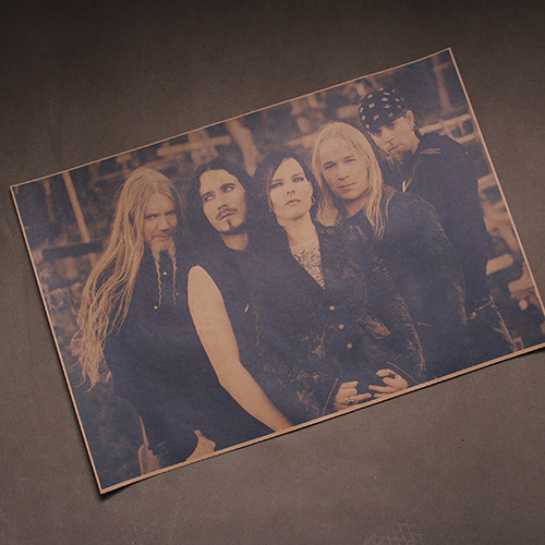 夜愿乐队 海报 nightwish 欧美摇滚乐队海报tarja 芬兰音乐宣传画