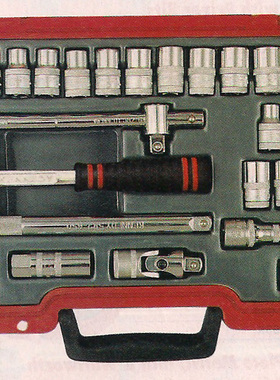 进口英国KENNEDY 1/2方 30件套装套筒扳手组 KEN-582-7987K