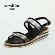 Westlink/West met with genuine leather ladies sandals