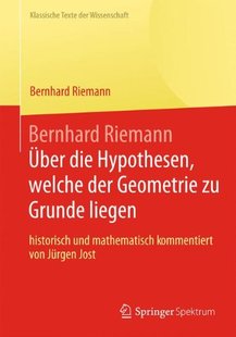 预订 【】Bernhard Riemann Uber Die Hypothesen...