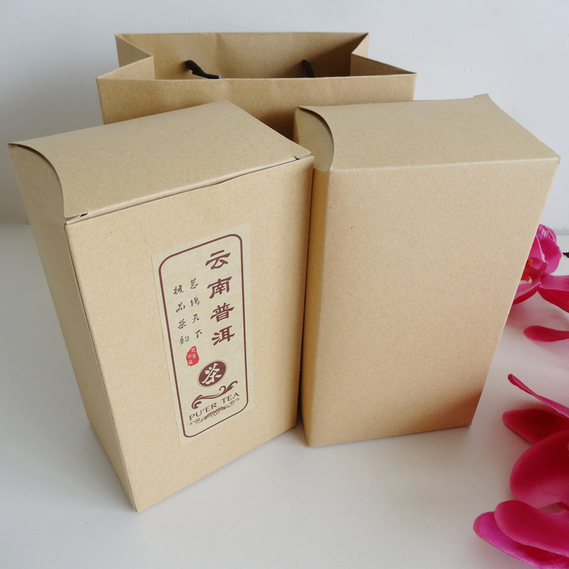 通用牛皮纸盒 茶叶包装盒 食品包装盒 通用 特产牛皮纸盒 礼品盒