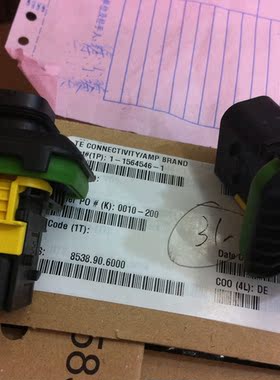 1-1564546-1 泰科/安普 TE/AMP 原装正品连接器 接插件 现货期货