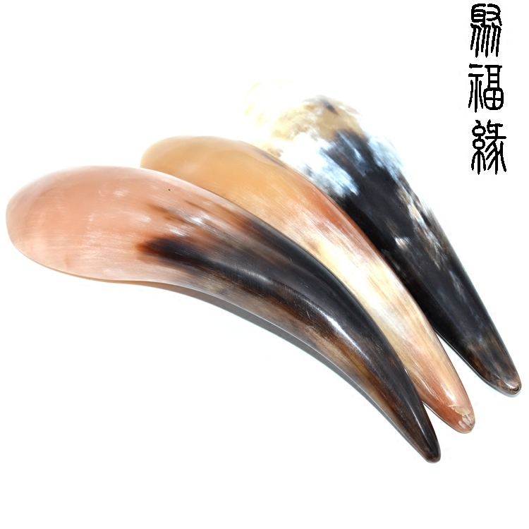 特价 正品天然牛角筒刮痧板 背部刮痧桶筒茶勺空心点穴棒 非蜜蜡