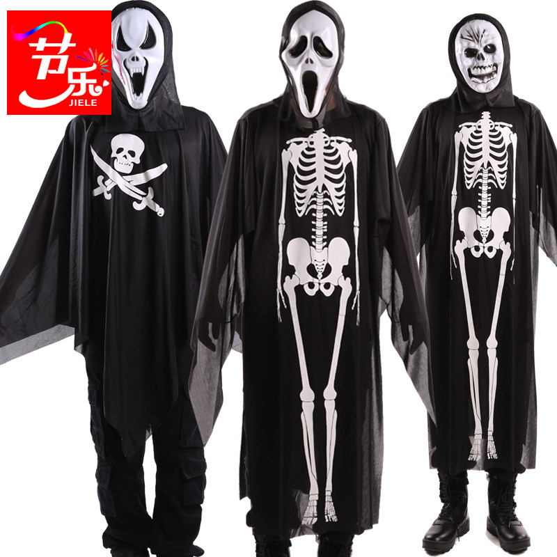 节乐万圣节表演服装成人儿童服装骷髅鬼衣吸血恐怖装饰服装|ruв категории плесень играть/Аниме/вокруг/cos/настольные игры, вечеринка/магия товаров, группа приборов/украшения, платье - от Buy2taobao.com для оказания профессиональной услуги покупки агента Taobao
