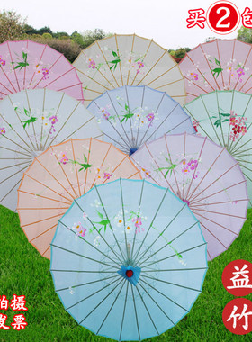 特价包邮工艺伞透明舞蹈伞道具伞纱绢伞古典伞装饰伞演出伞跳舞伞