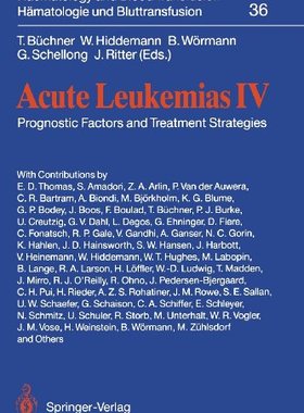 【预订】Acute Leukemias IV: Prognostic Facto...