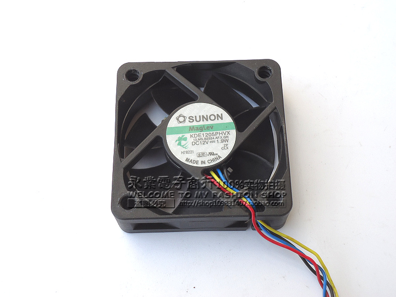 原装台湾建SUNON 5015 5CM 12v1.9W 四线PWM控速KDE1205PHVX