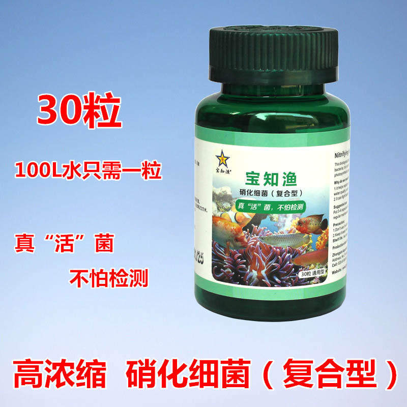 宝知渔 硝化细菌 高浓缩硝化细菌 胶囊型硝化细菌 鱼缸水族箱净水