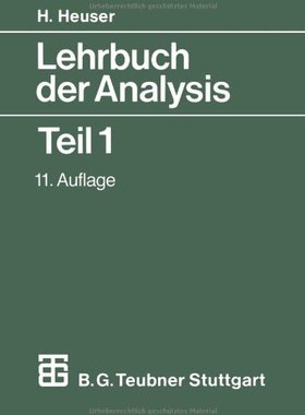 【预售】Lehrbuch Der Analysis: Teil 1