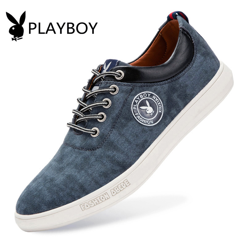 Chaussures de tennis homme jeunesse, vieux 18-40 ans, , Moyen-âge, 40-60 ans,  PLAYBOY pour printemps - loisir - semelle caoutchouc - Ref 980937 Image 1