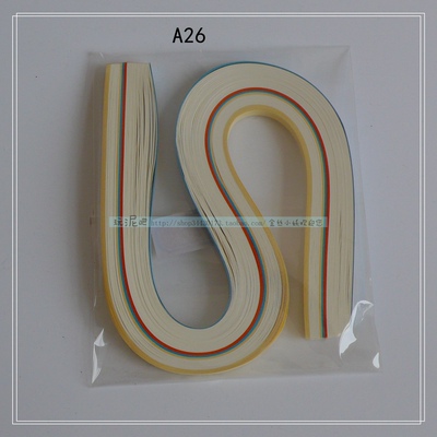 衍纸条paper quilling卷纸条 彩色纸条手工纸宽5mm长34.5cm(A26