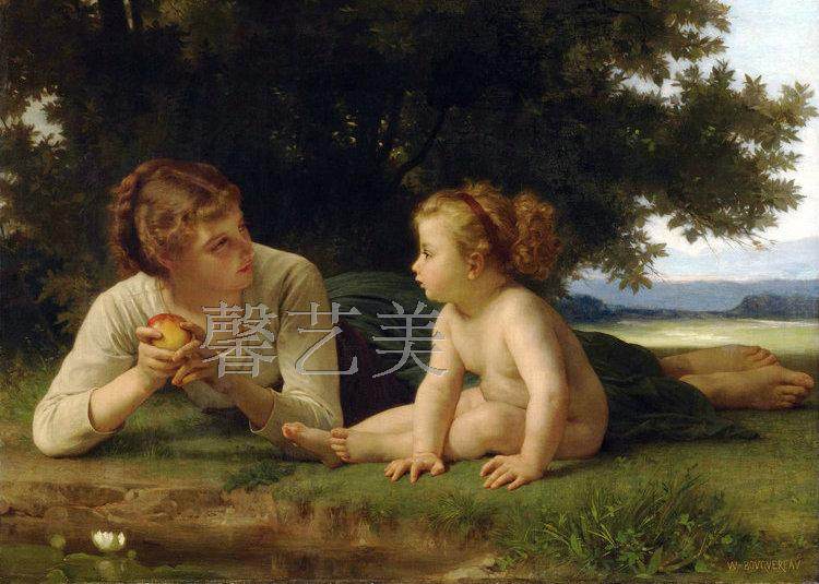 世界名画布格罗人物油画厂家直销外贸画芯装饰画壁画墙画1537