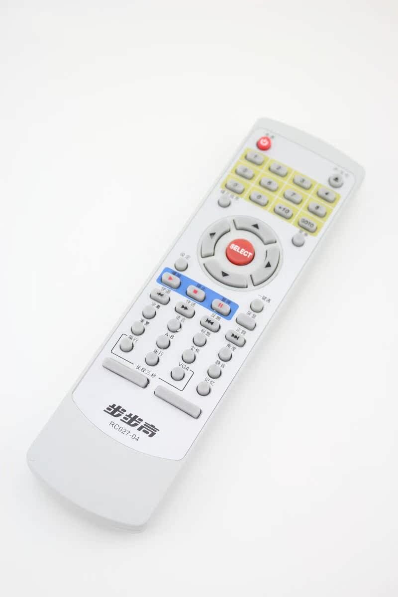 包邮 步步高DVD遥控器RC027-04通用RC027-05 DV603 DV605 DV509U
