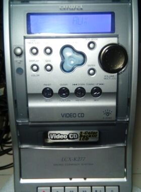 进口原装爱华桌面组合音响LCX-K277HC,电脑迷你组合音响