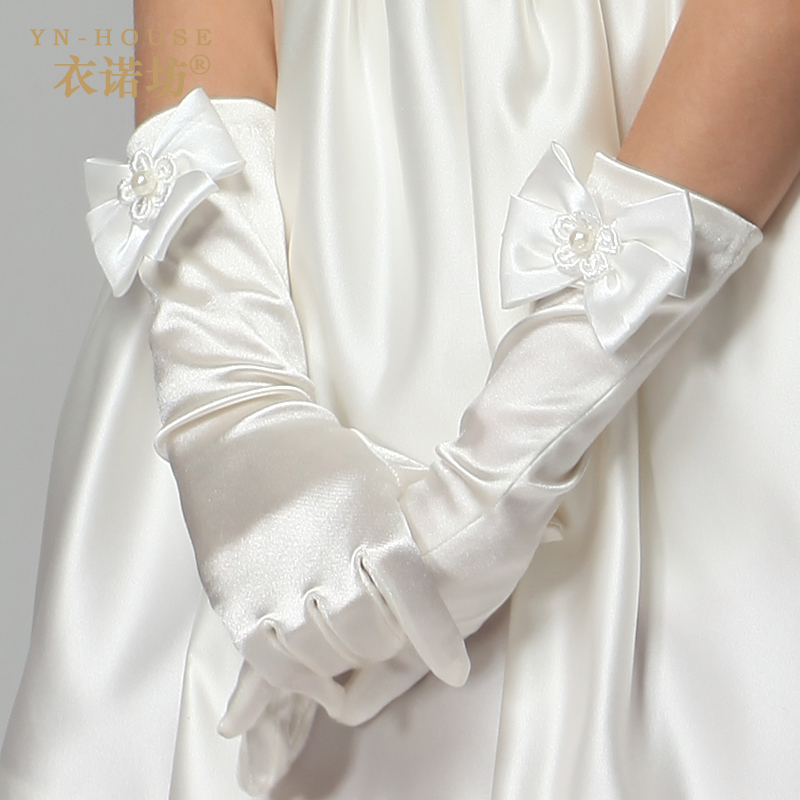 Gants pour fille en satin - Ref 2151260 Image 1