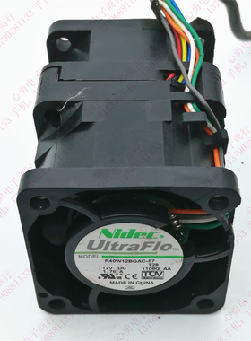 原装NIDEC R40W12BGAC-57 12V 1.75A 4056 4cm 服务器 大风量风扇
