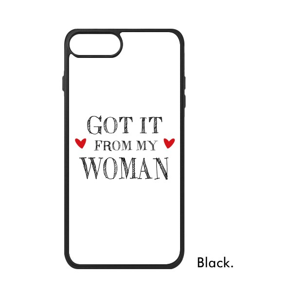 适用于iPhone女人给我的礼物英文Xr手机壳max保护套678plus硅胶11