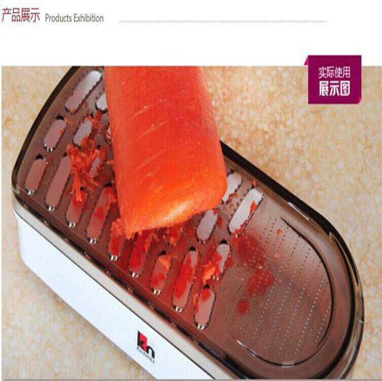 日本进口 吸盘式磨泥器姜蒜泥器刨泥水果磨泥器 宝宝辅食制作工具