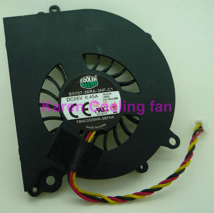 全新Cooler master/酷冷B5707-36RA-3HF-C1微星笔记本风扇N011 U90 U100 U110