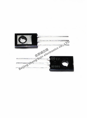 BD136G BD136 TO126 PNP 直插三极管 两极晶体管 ON进口原装现货