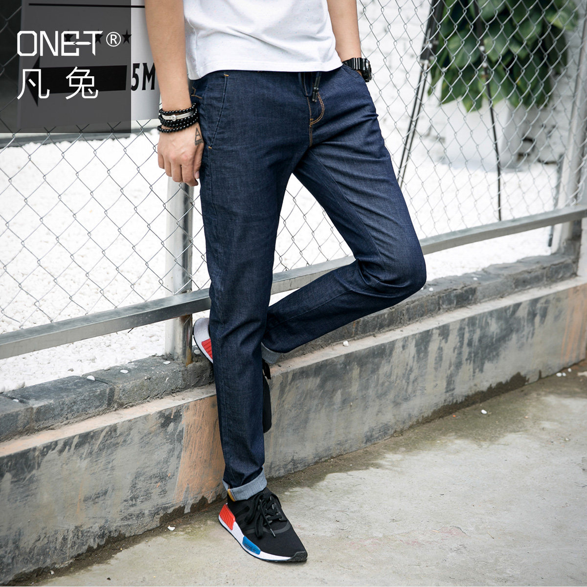 Jeans pour jeunesse ONET en coton pour été - Ref 1483120 Image 1